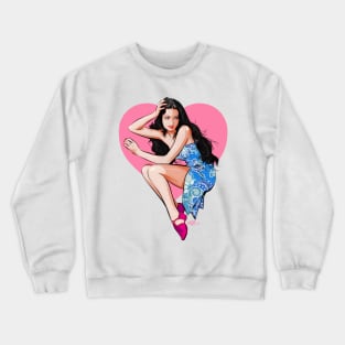 Dorothy Lamour - An illustration by Paul Cemmick Crewneck Sweatshirt